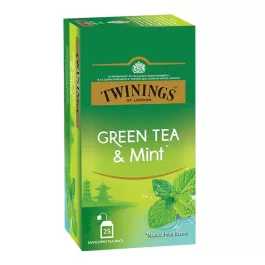 Twinings Mint Green Tea 25 Single Tea Bags 40g