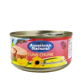 American Natural Tuna Chunks In Sunflower Oil |165 g
